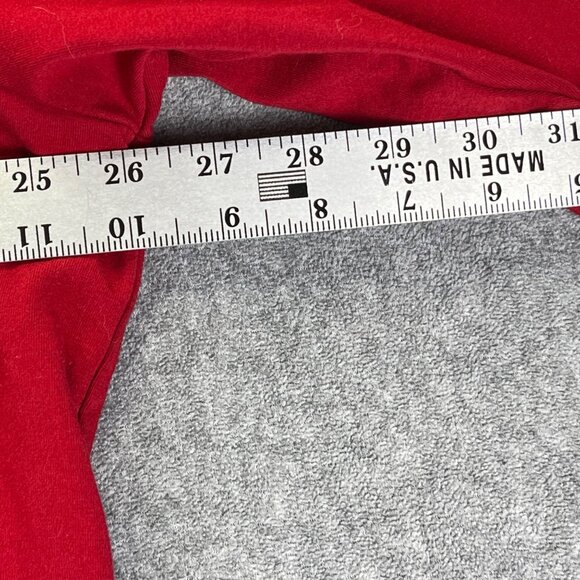 Venezia Jeans Red Cotton Blend Top Size 22/24 Made In USA - Picture 6 of 9